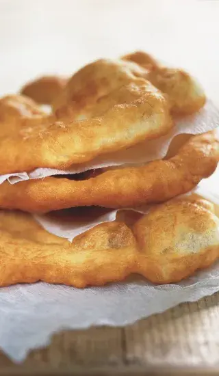 Fried dough langošes