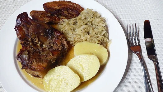 Fried pork chops with sides