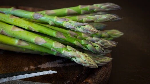 Fresh asparagus spears